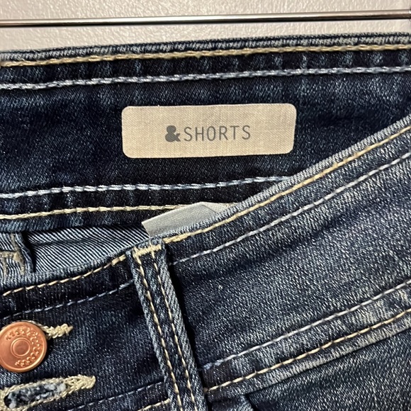 & Denim Jean Shorts Size 4 - Picture 3 of 5